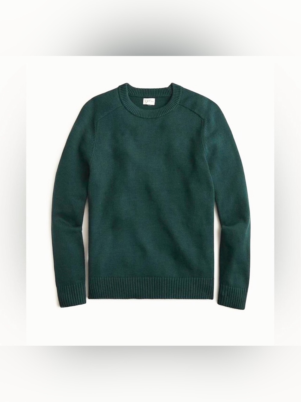 j. crew — men’s heritage cotton crewneck sweater